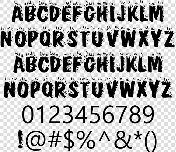 Crackling Fire Example   Fire Font  HD Png DownloadTransparent PNG