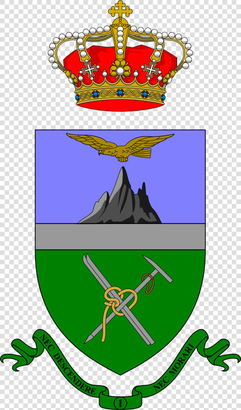 Coa Mil Ita Rgt Alpini 001   Divisioni Di Fanteria Crest E Distintivi  HD Png DownloadTransparent PNG