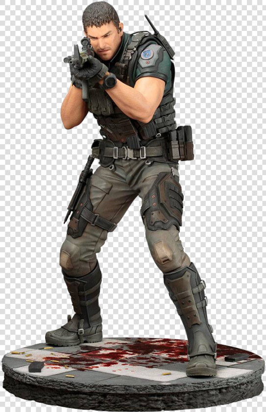 Kotobukiya Resident Evil Vendetta Chris Redfield Artfx   Chris Resident Evil Figurine  HD Png DownloadTransparent PNG