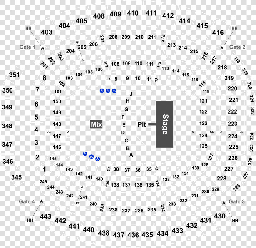 Tiaa Bank Field Seating Chart  HD Png DownloadTransparent PNG