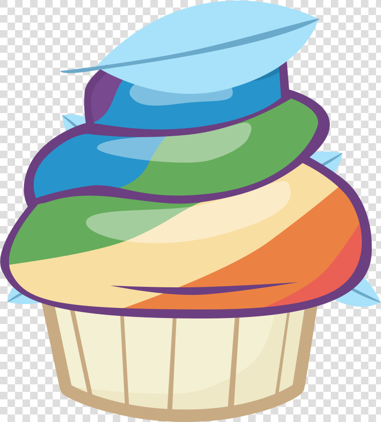 Cartoon Of A Cupcake   Mlp Cupcake Png  Transparent PngTransparent PNG