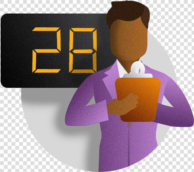 Football Scout Recording Statistics With Scoreboard  HD Png DownloadTransparent PNG