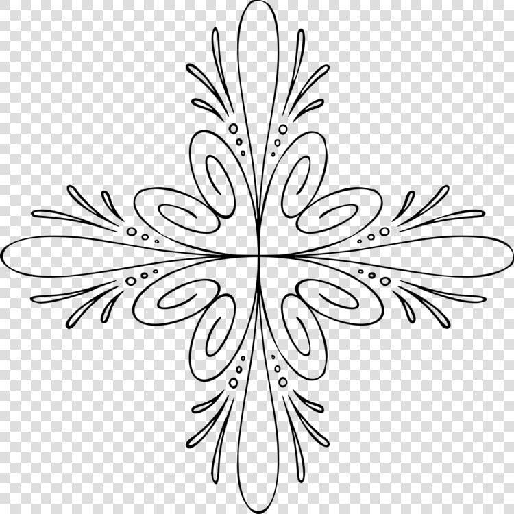 Symmetry monochrome Photography petal   Stitch  HD Png DownloadTransparent PNG