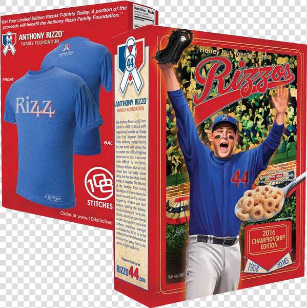 Athlete Endorsed Products   Anthony Rizzo Championship Cereal  HD Png DownloadTransparent PNG