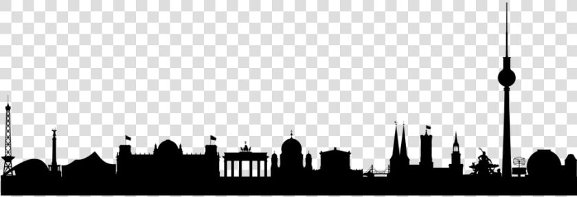 Berlin Skyline Urban Tv Tower Brandenburge   Berlin Skyline Png  Transparent PngTransparent PNG