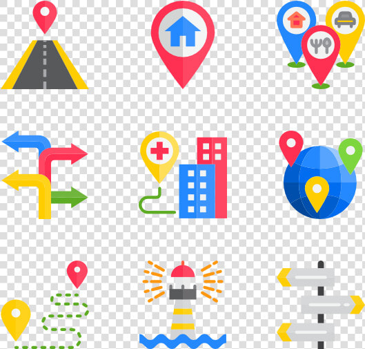 Svg Marker Flat Map   Screen Navigation Icon  HD Png DownloadTransparent PNG