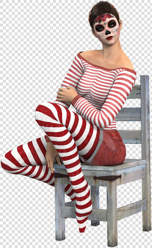 Woman Sitting Chair   Sitting  HD Png DownloadTransparent PNG