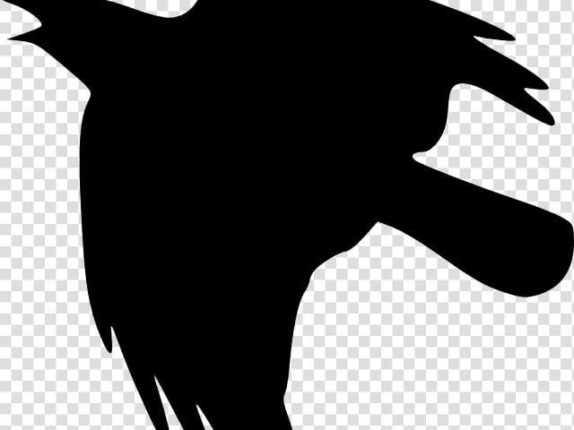 Crow Clipart Game Throne   Crow Flying Clip Art  HD Png DownloadTransparent PNG