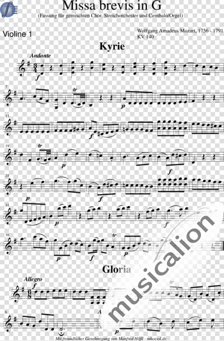 Mozart  Wolfgang Amadeus   Sheet Music  HD Png DownloadTransparent PNG