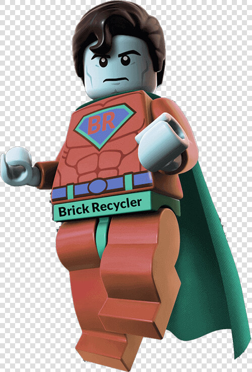 Brick Recycler Superman   Superman Lego  HD Png DownloadTransparent PNG