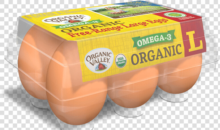 Large Omega 3 Eggs  Half Dozen   Organic Valley Eggs Omega  HD Png DownloadTransparent PNG