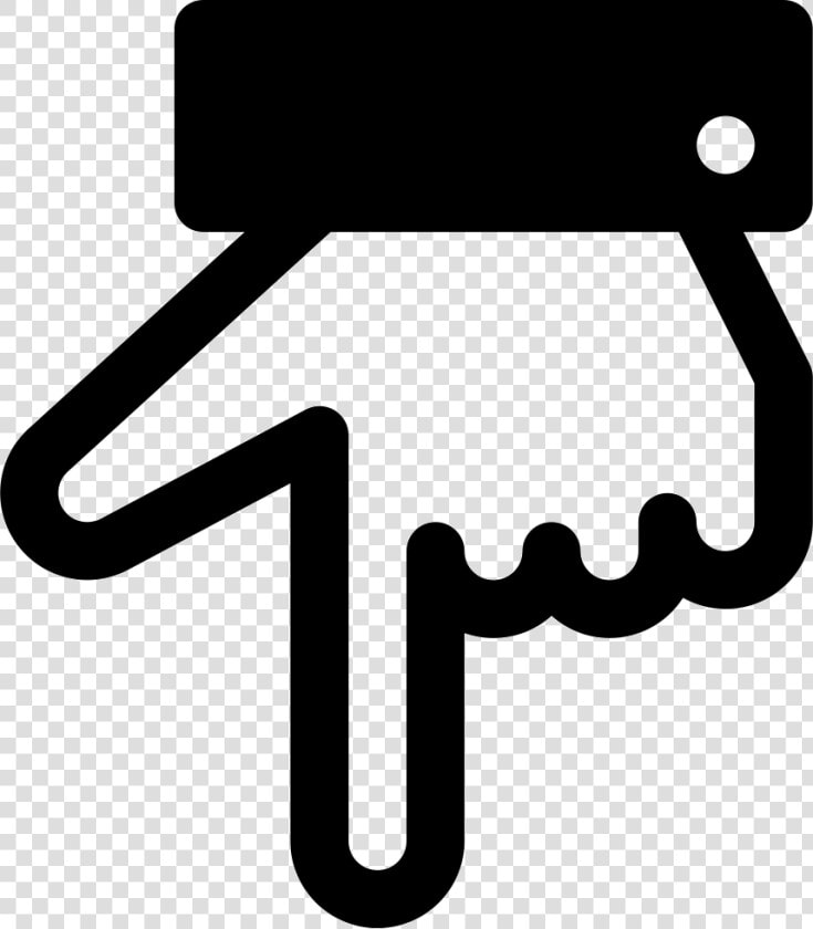 Transparent Finger Pointing Clipart   Finger Point Down Icon Png  Png DownloadTransparent PNG