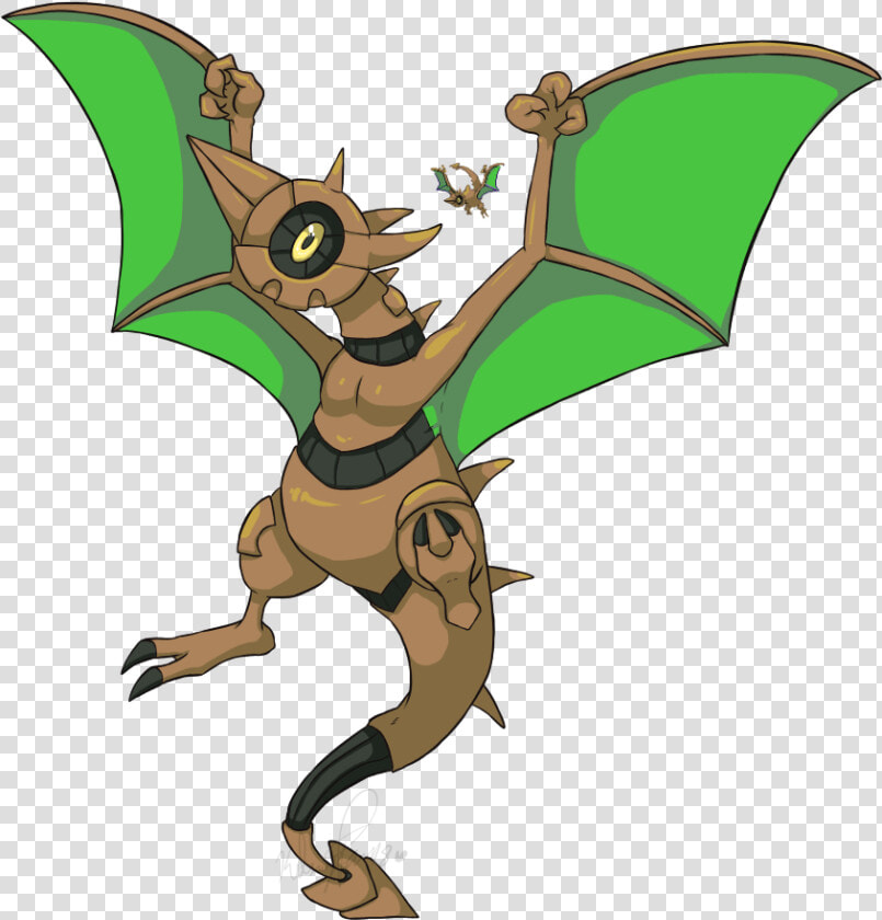 Pokemon Fusion   Lunadactyl   Pokémon Fusion Illustration Png  Transparent PngTransparent PNG