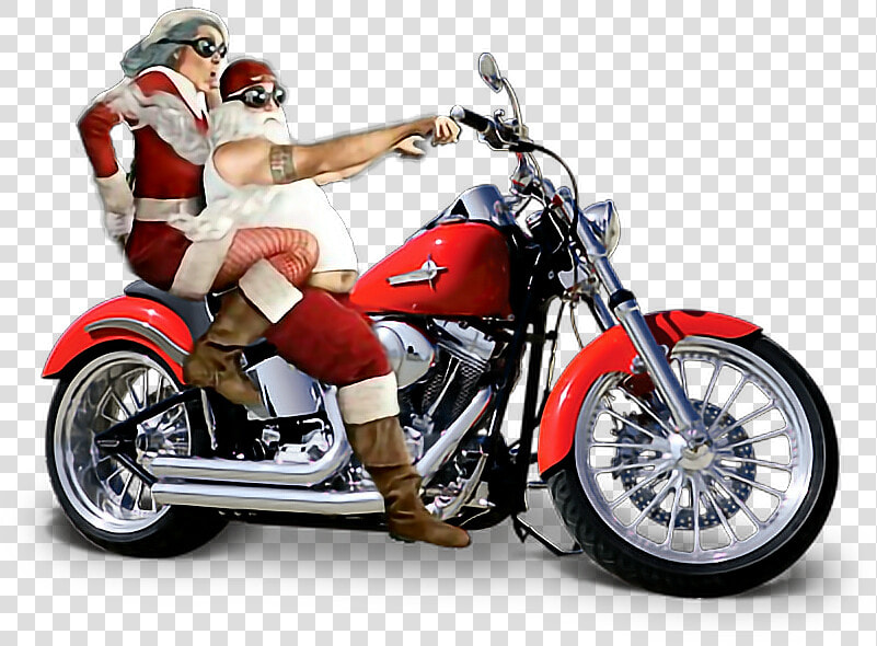 Clip Art Biker Santa   Santa Biker Png  Transparent PngTransparent PNG