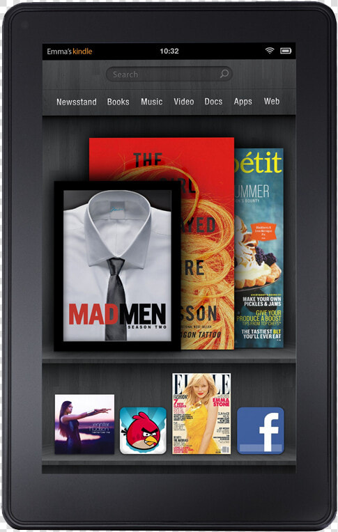 Amazon Kindle Fire   Tablette Amazon Kindle Fire  HD Png DownloadTransparent PNG