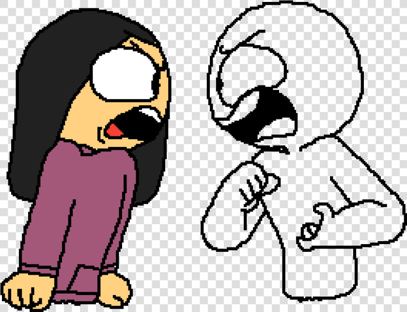 Transparent Arguing Png   Fighting Human Base Drawing  Png DownloadTransparent PNG