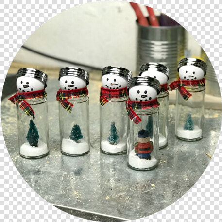 Diy Snow Globe Style Thrift Store Snowmen   Nutcracker  HD Png DownloadTransparent PNG