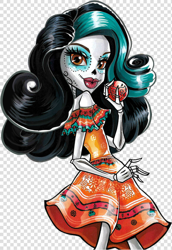 Monster High Scarnival Skelita Calaveras  HD Png DownloadTransparent PNG