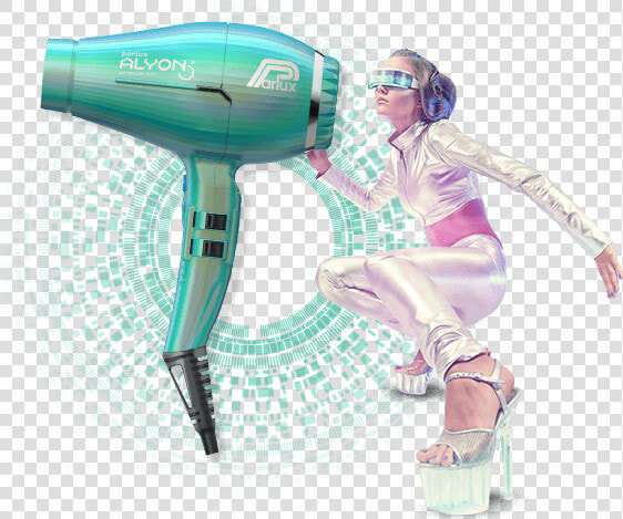 Parlux Alyon Air Ionizer Tech Hairdryer Jade   Parlux Alyon Colours  HD Png DownloadTransparent PNG