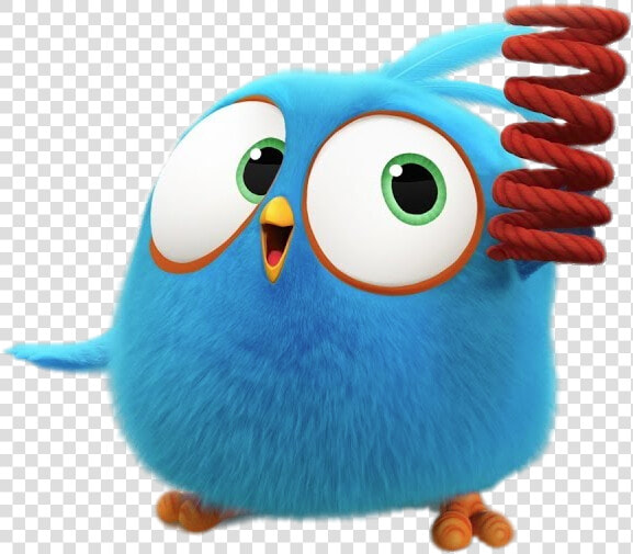 Angry Bird Blue With Spring   Angry Birds Blues  HD Png DownloadTransparent PNG