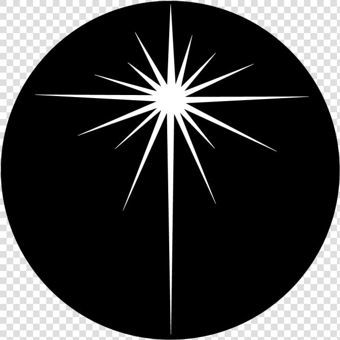 Transparent Star Of Bethlehem Clipart Black And White   Circle  HD Png DownloadTransparent PNG