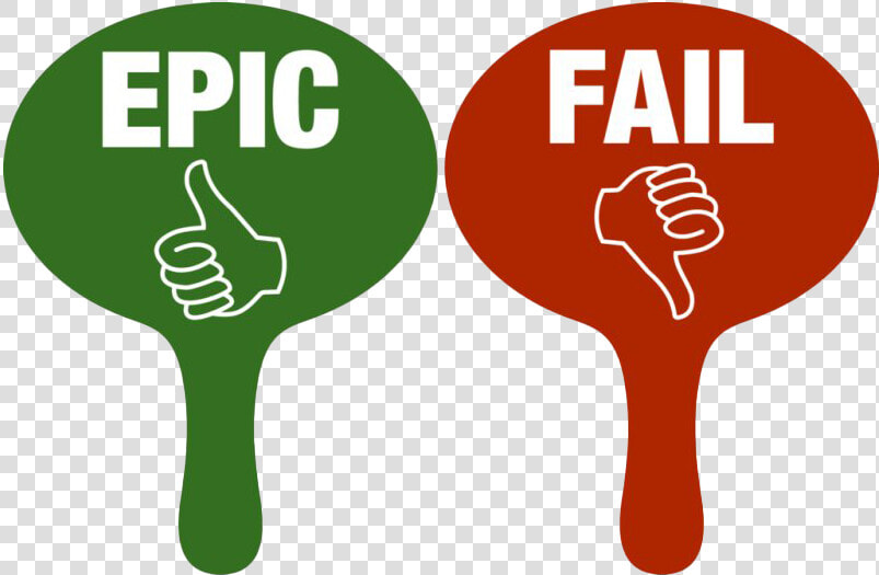 Epic Fail Transparent Png   Epic Or Fail Paddles  Png DownloadTransparent PNG