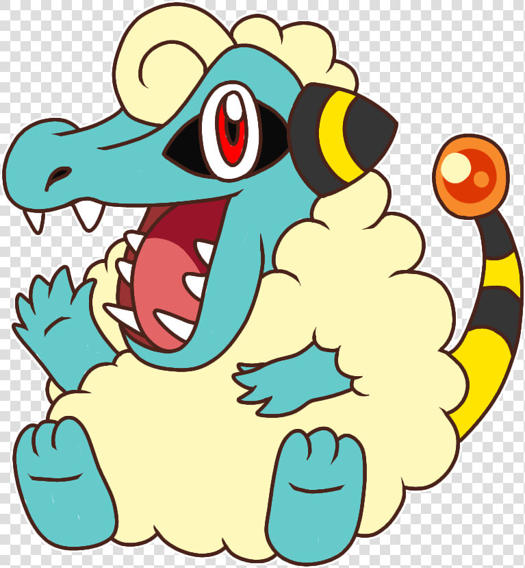 Sirius In A Mareep Costume   Cartoon  HD Png DownloadTransparent PNG