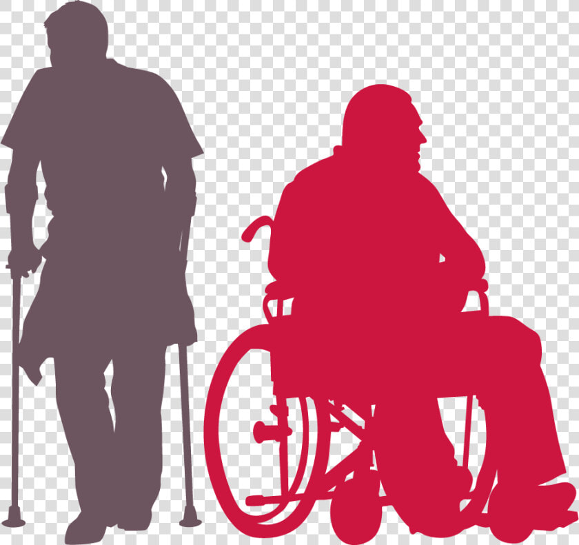 Silhouette Man Wheelchair Png   Png Download   Wheelchair  Transparent PngTransparent PNG