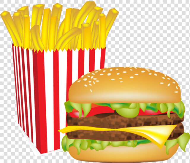 Graphic Design French Fries   French Fries And Burger  HD Png DownloadTransparent PNG