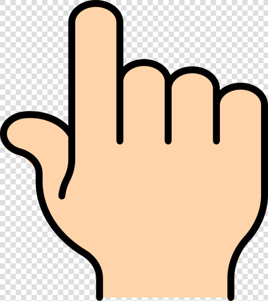 Pointer Finger Clip Art At Clker   Finger Clip Art  HD Png DownloadTransparent PNG