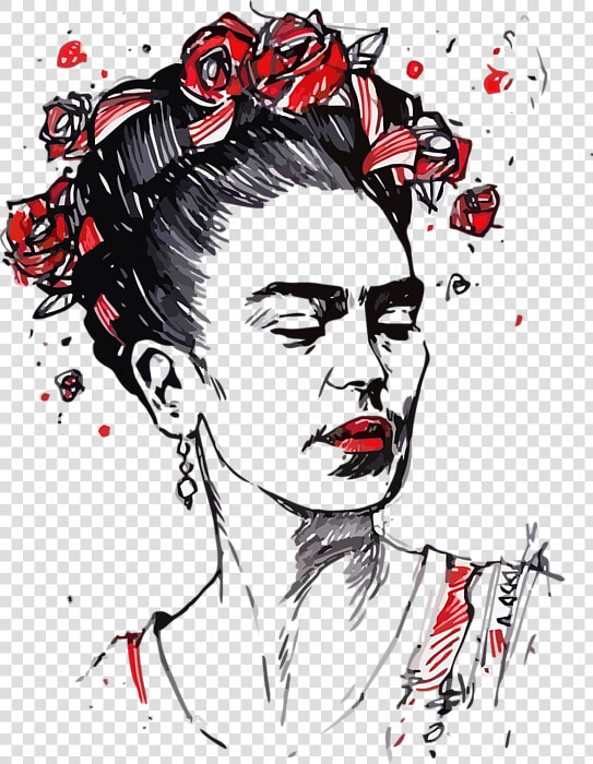 Sketch Drawings Of Frida Kahlo  HD Png DownloadTransparent PNG