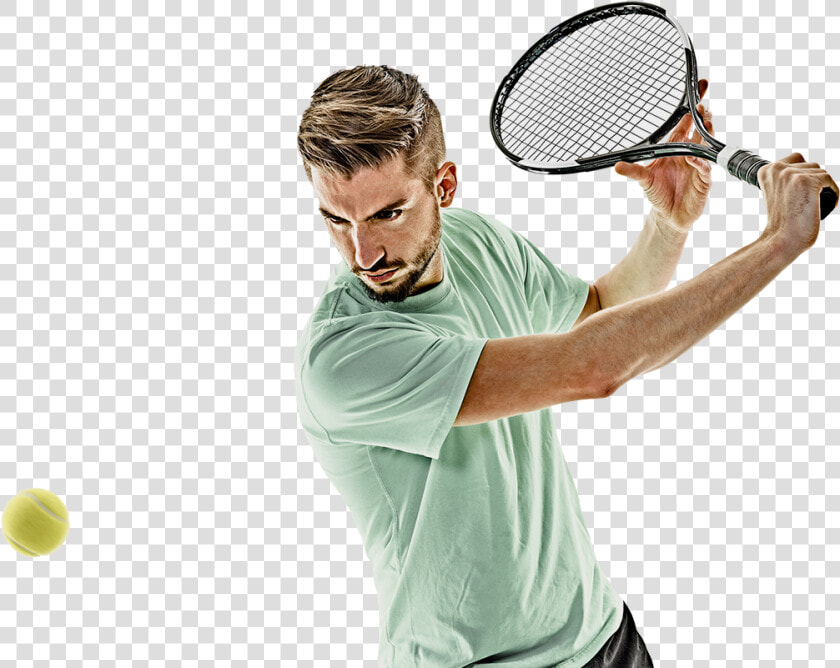 Illustration 02   Joueur De Tennis Homme  HD Png DownloadTransparent PNG