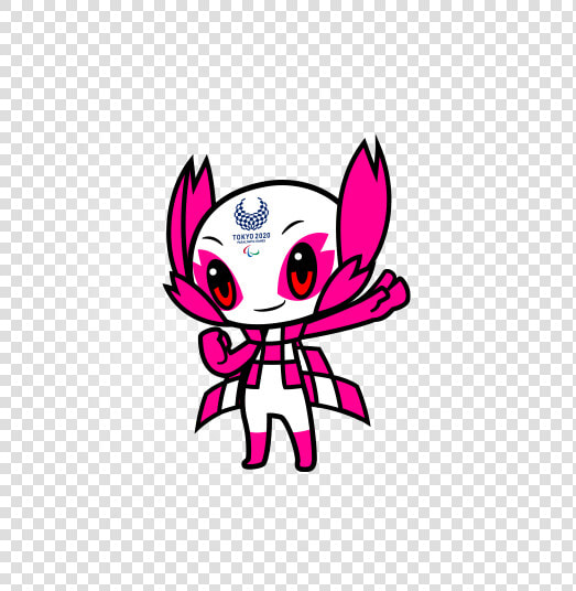 Mascot Overlay Para 1   Tokyo 2020 Paralympics Mascot  HD Png DownloadTransparent PNG