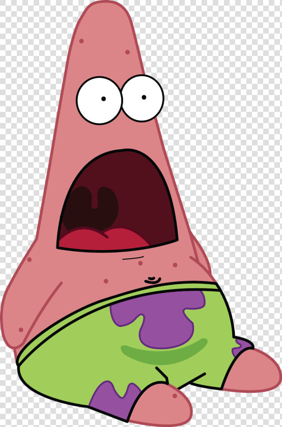 Surprised Patrick Png  Transparent PngTransparent PNG