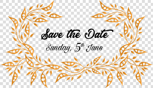 Clipart Transparent Library Golden Save The Date   Golden Save The Date Png  Png DownloadTransparent PNG