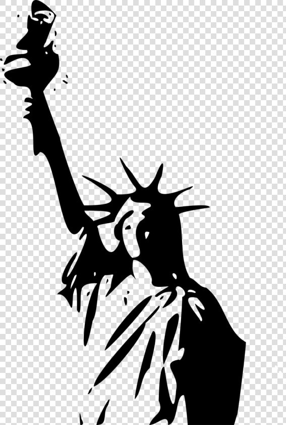 Statue New York Freedom Free Picture   Statue Of Liberty Silhouette Png  Transparent PngTransparent PNG