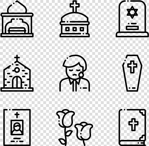 Funeral   Museum Icons  HD Png DownloadTransparent PNG