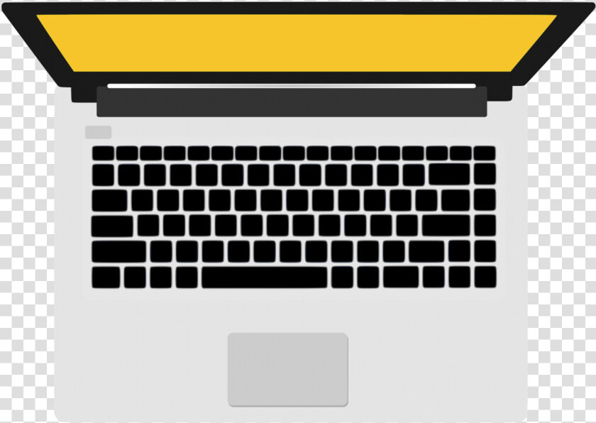 Laptop Vector   14 Inch Laptop Keyboard  HD Png DownloadTransparent PNG