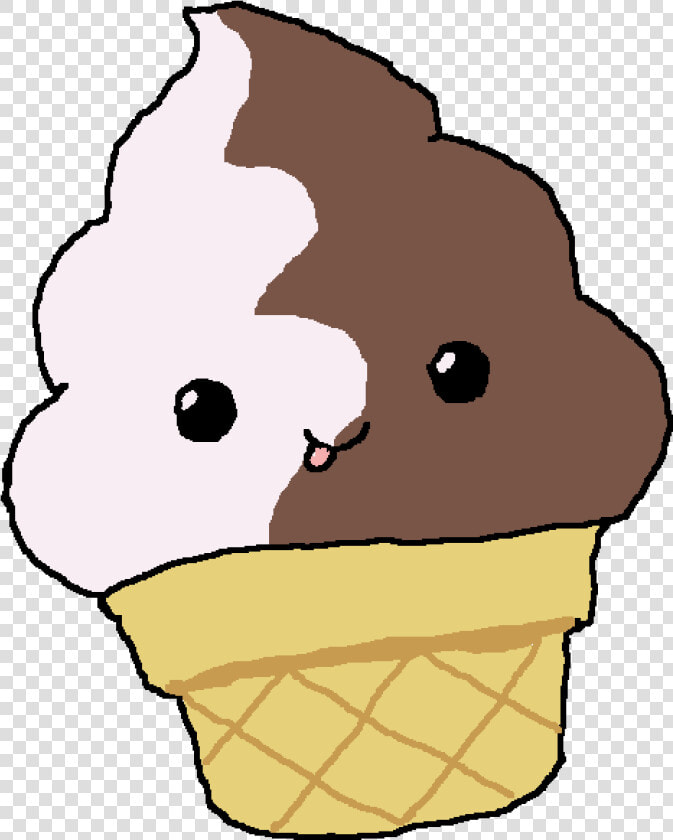 Pixilart Redraw Of By   Happy Ice Cream Clip Art  HD Png DownloadTransparent PNG