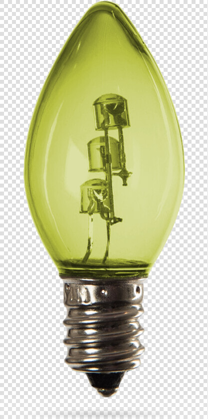 Super C9 Transparent Led 3 diode Bulbs   Incandescent Light Bulb  HD Png DownloadTransparent PNG