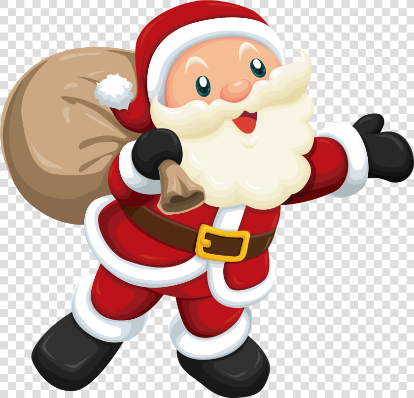 Cute Santa Png Clipart   Cute Animated Santa Claus  Transparent PngTransparent PNG