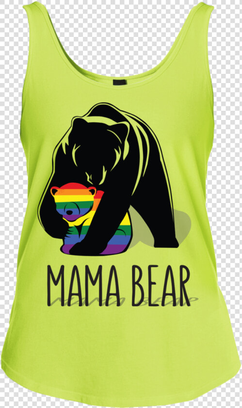 Mama Bear Lgbtq Threads Junior Fit Cotton Tank Top   Papa Bear Lgbtq Shirt  HD Png DownloadTransparent PNG