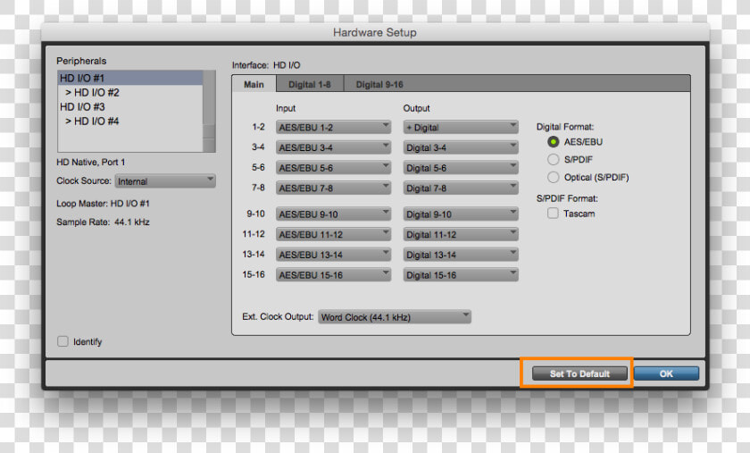 Pro Tools Audio Settings  HD Png DownloadTransparent PNG