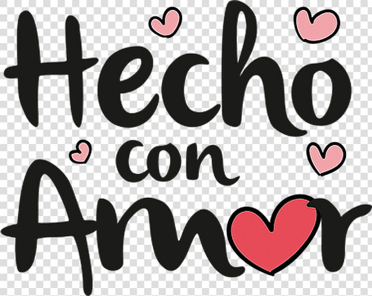  hecho  con  amor  love  freetoedit   Heart  HD Png DownloadTransparent PNG