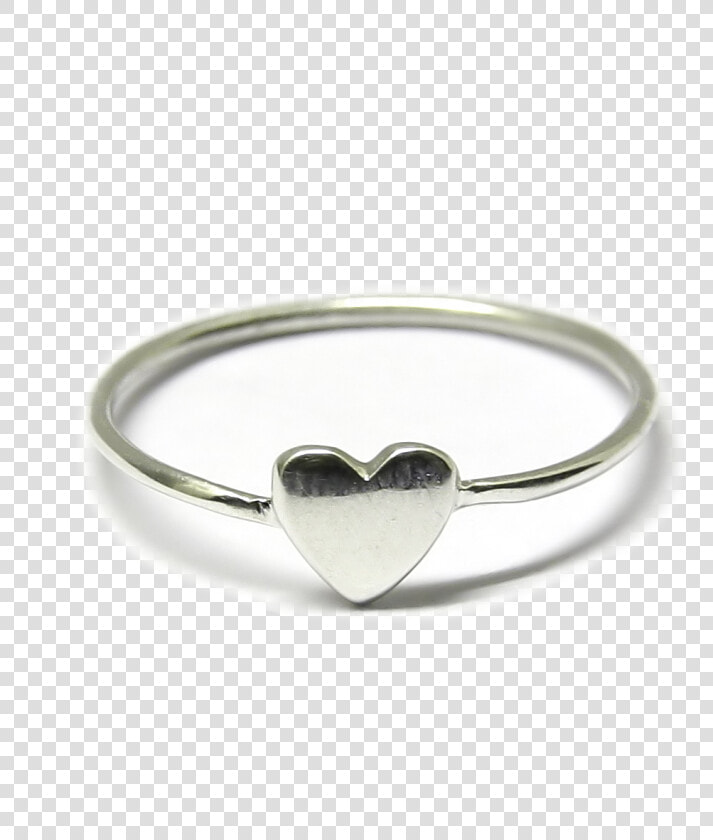 Anillos Sencillos Corazon De Plata  HD Png DownloadTransparent PNG