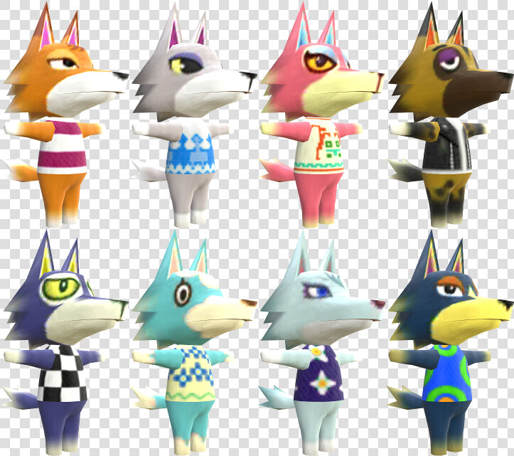 Download Zip Archive   Animal Crossing Wolf Model  HD Png DownloadTransparent PNG