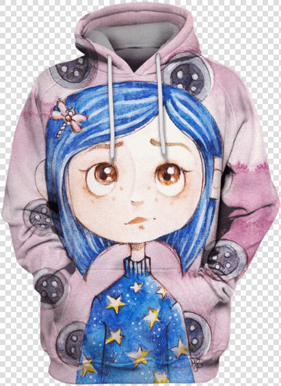 Gearhuman 3d Coraline Movie Hoodies   Hoodie  HD Png DownloadTransparent PNG