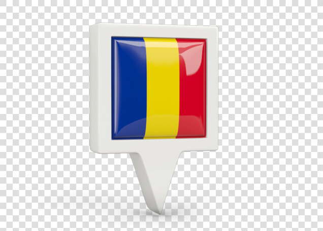 Square Pin Icon   Romania Pin Flag Png  Transparent PngTransparent PNG