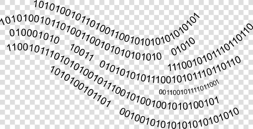 Binary Code Wave Clip Arts   Binary Clipart  HD Png DownloadTransparent PNG