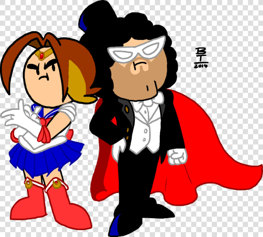 Fictional Character Cartoon Male Human Behavior Clip   Game Grumps Sailor Moon Shirt  HD Png DownloadTransparent PNG